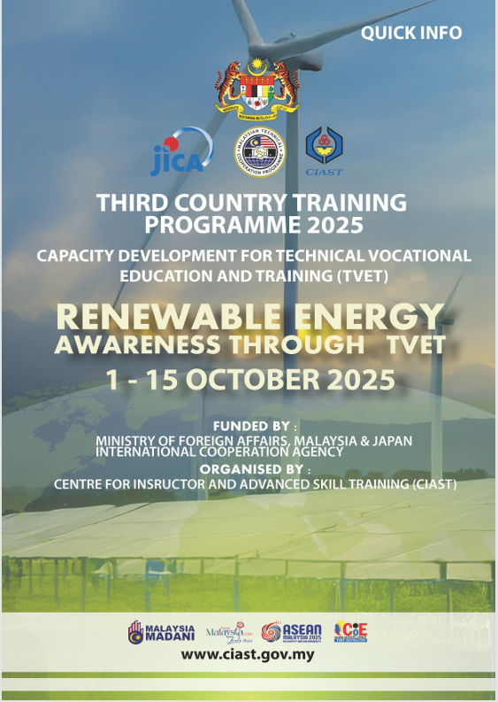 QUICK INFO TCTP 2025 Renewable Energy Awareness Through TVET